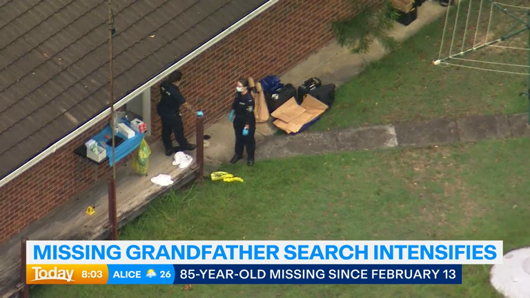 The search for Chris Baghsarian has turned to remote bushland in Glenorie, north-west of Sydney.