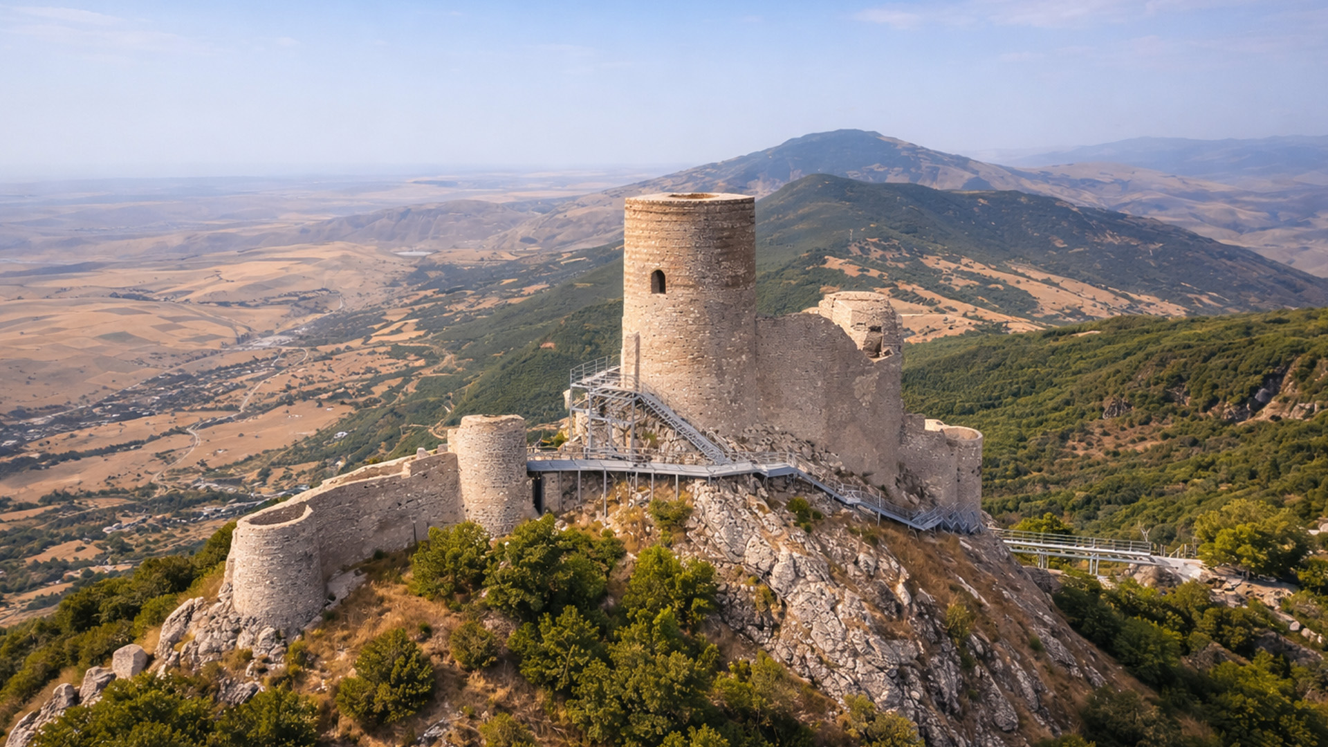 How did they build this on a mountain?