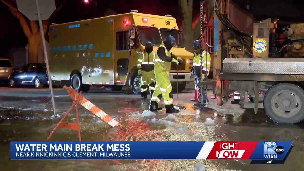 Nearly 30 homes without water after main break in Bay View