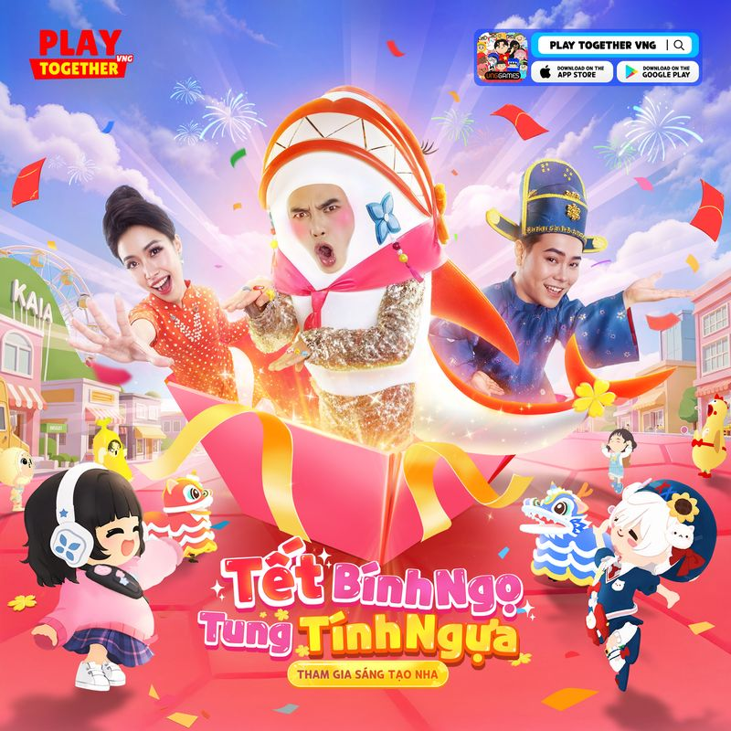Lê Dương Bảo Lâm xuất hiện trong TVC Tết của Play Together