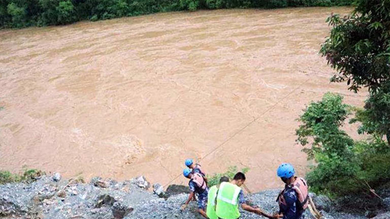 Nepal bus crash: 18 dead as vehicle plunges into Trishuli river