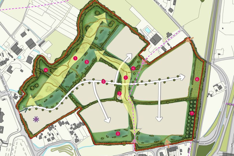 400 new homes planned north of M5 services in Somerset