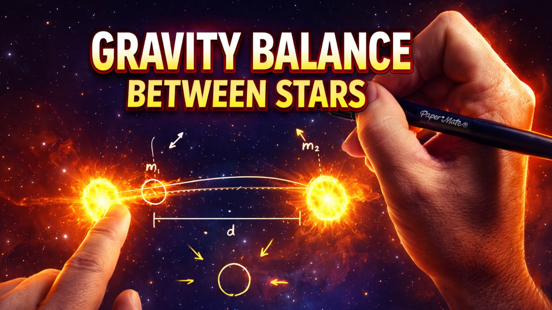 Gravitational field zero point near two stars: What science reveals