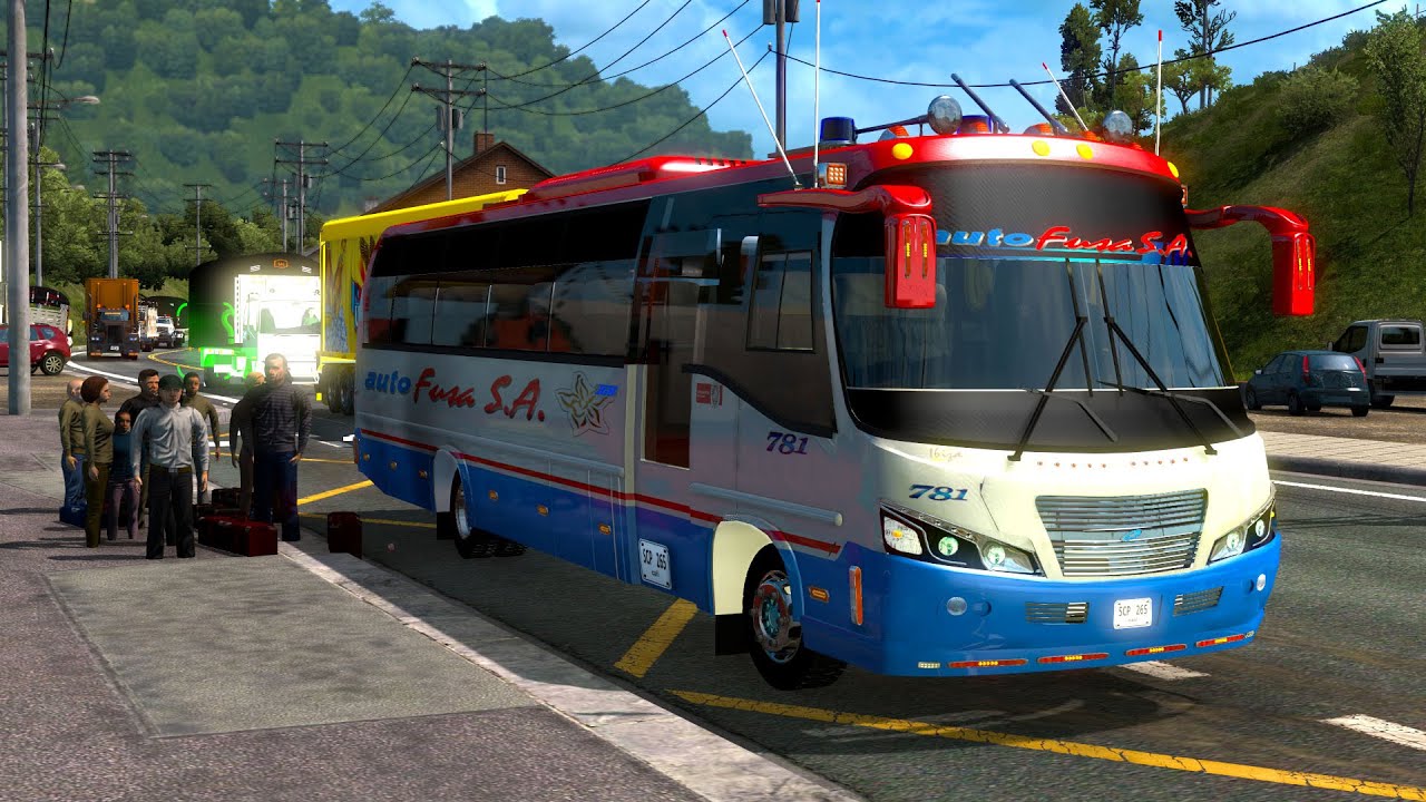 ¡Buseta intermunicipal de Auto Fusa! - Dándole pierna xd | Euro Truck ...
