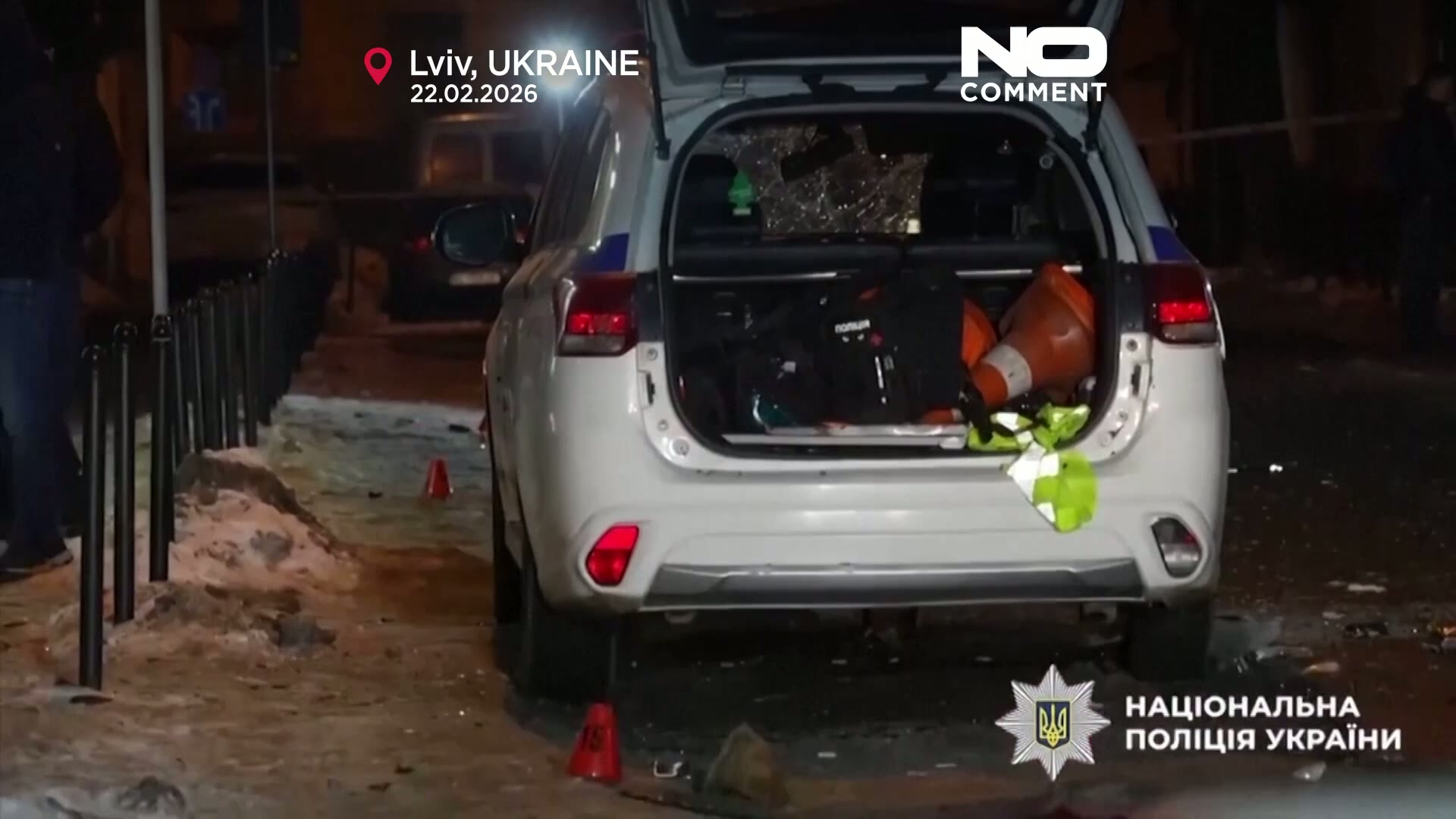 Ukraine probes deadly Lviv blasts that killed police officer