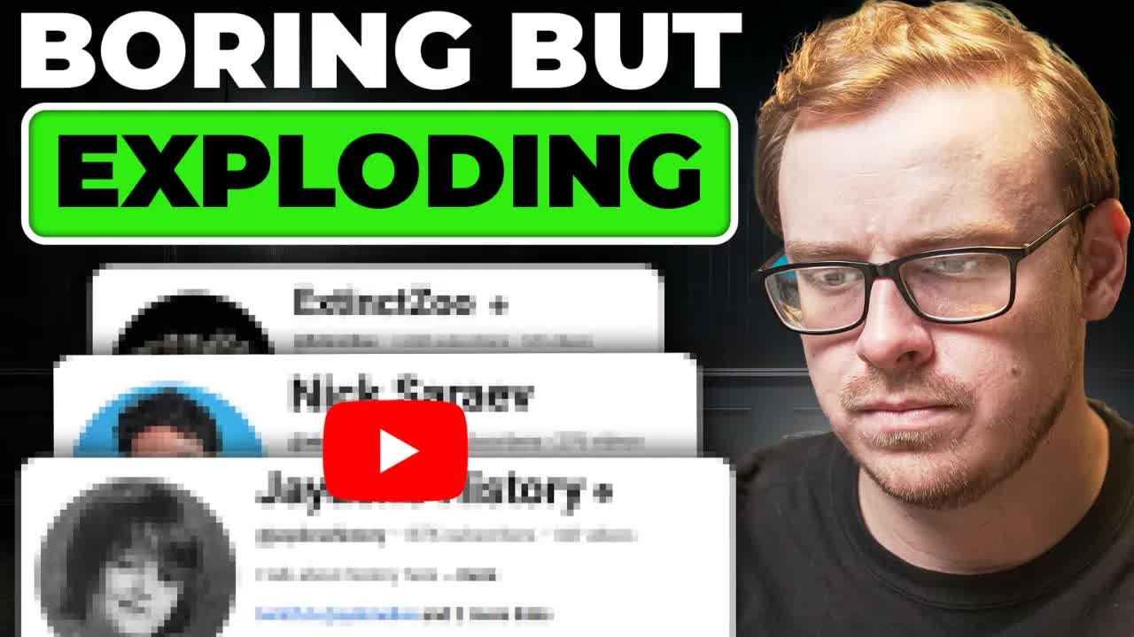 7 boring YouTube channels quietly exploding in 2026