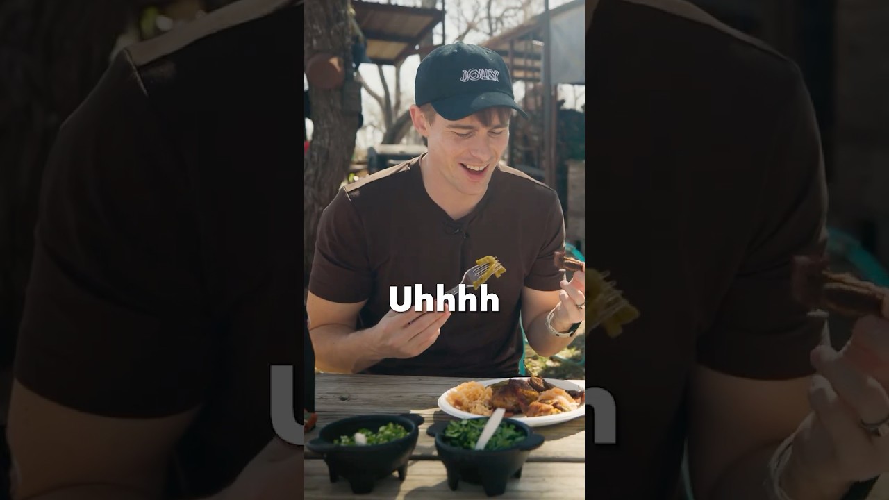 Two Brits try nopales (cactus) for the first time!