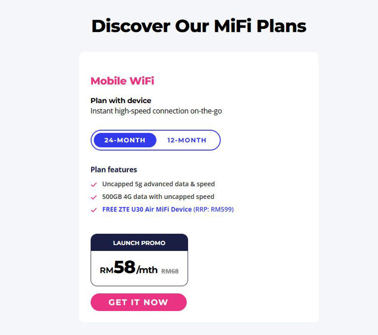 Yes Mobile WiFi: Yes 5G offers 5G Advanced MiFi with unlimited 5G data ...