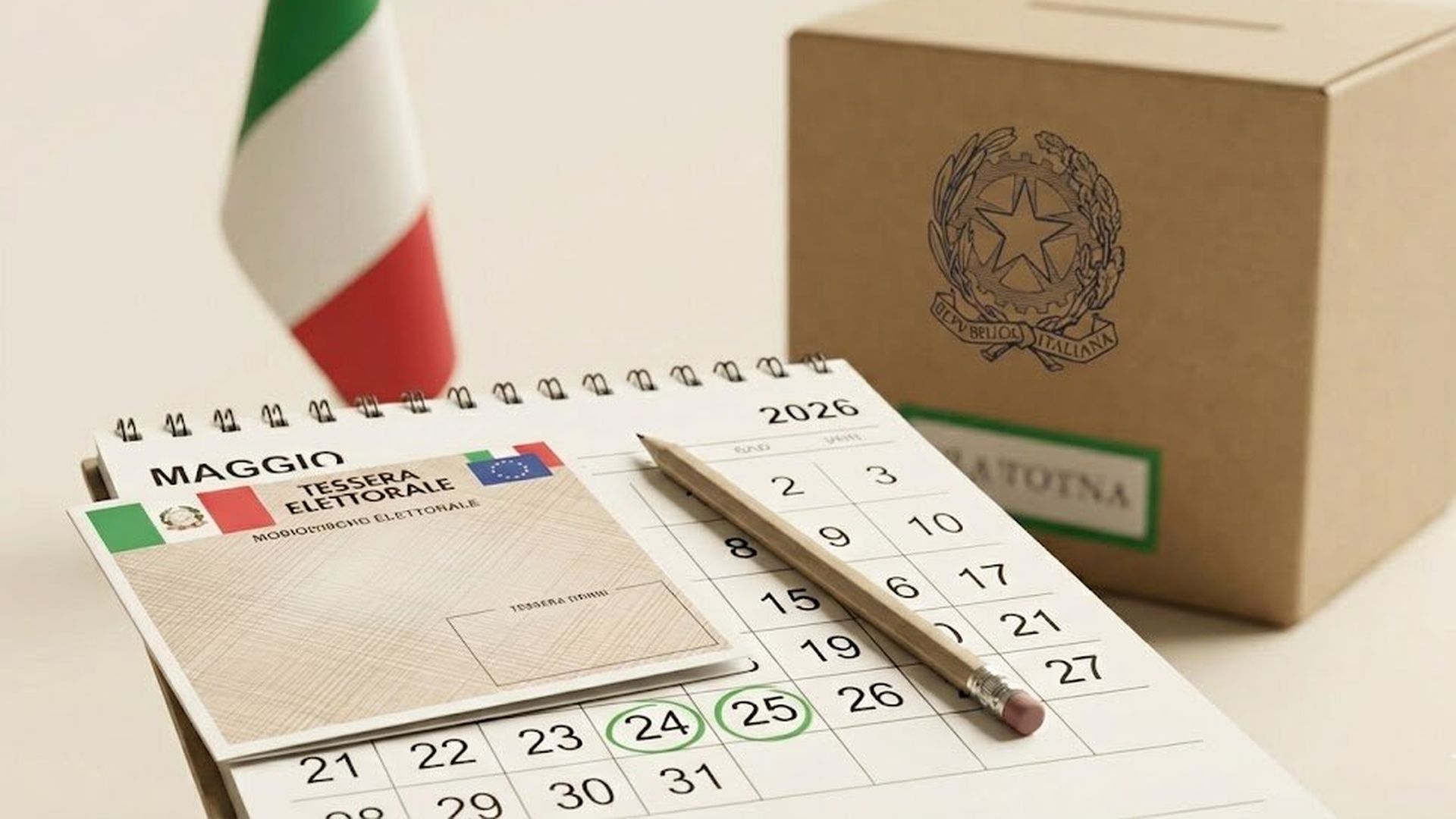 Elezioni amministrative 2026: si vota il 24 e 25 maggio in 626 comuni