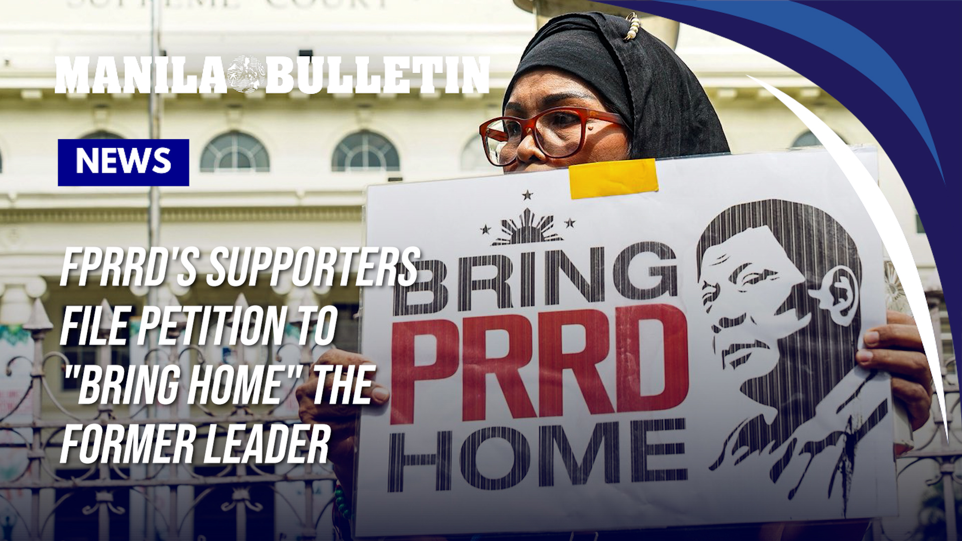 FPRRD's supporters file petition to bring home the former leader