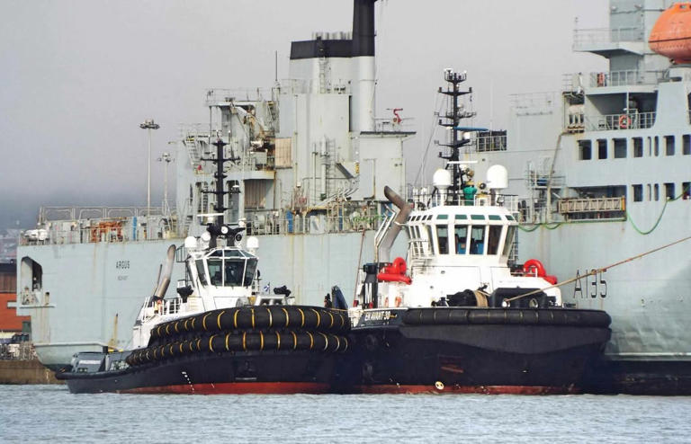 RFA Argus: Ex-Royal Navy support ship's expected departure from ...