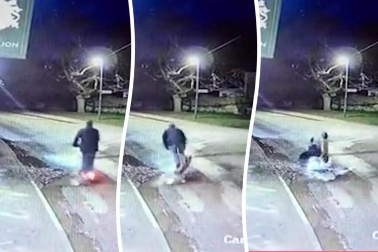 E-scooter rider who faceplanted after hitting pothole reveals shocking ...