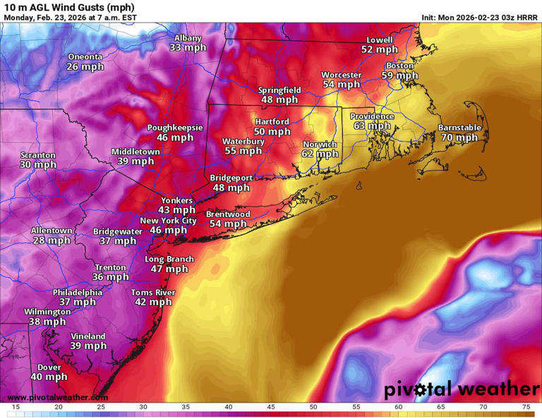 Tracking nor'easter in CT as heavy snow moves across state: Live ...