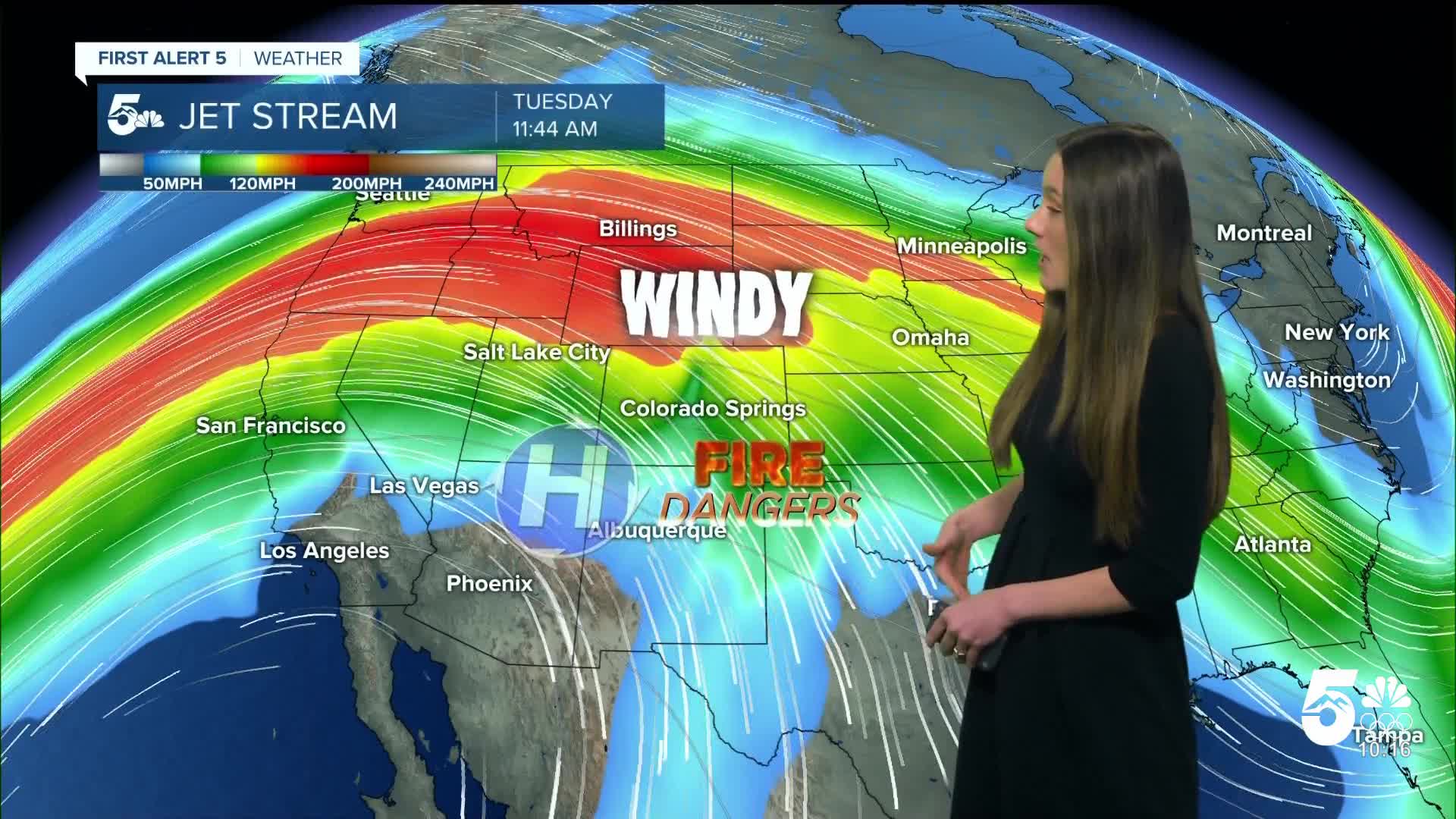 Temperatures start to climb tomorrow ahead of windy conditions later ...