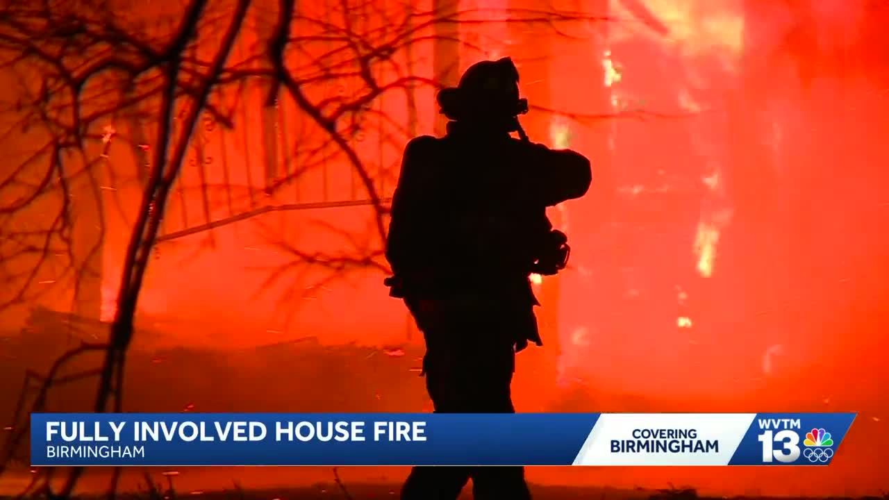 Intense flames seen during structure fire in Birmingham's Titusville ...
