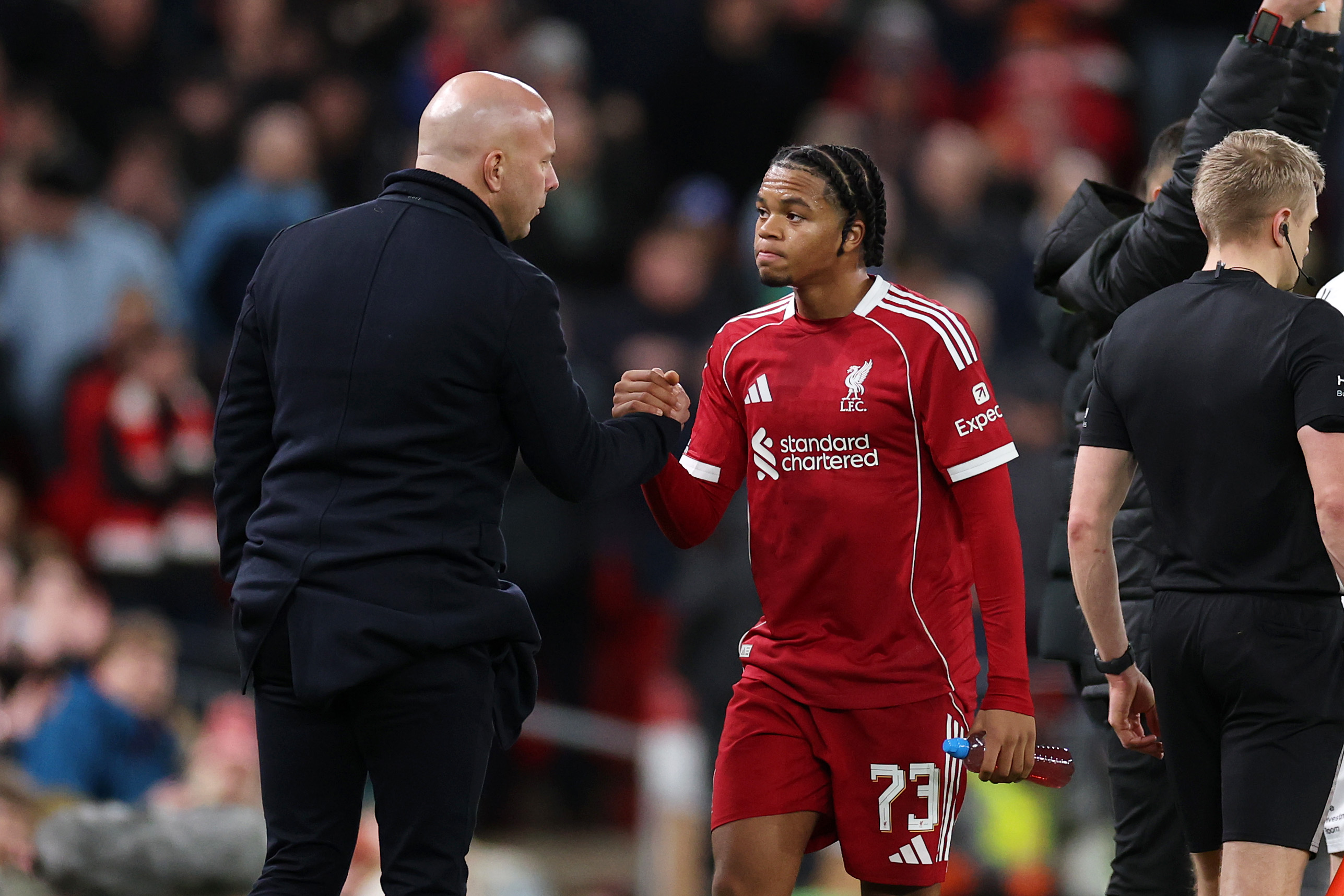 Liverpool confirm five changes against Fulham as Rio Ngumoha decision made
