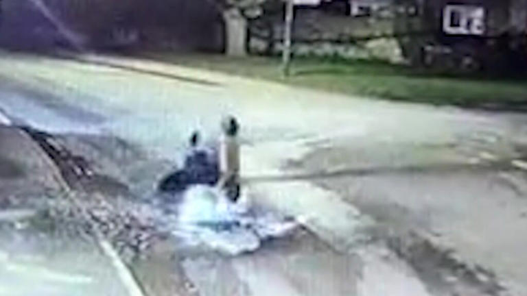 E-scooter rider who faceplanted after hitting pothole reveals shocking ...