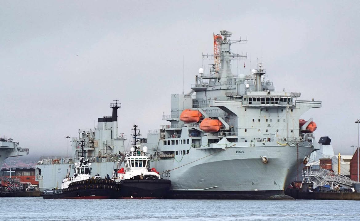 RFA Argus: New departure scheduled for Falklands War ship as she's due ...