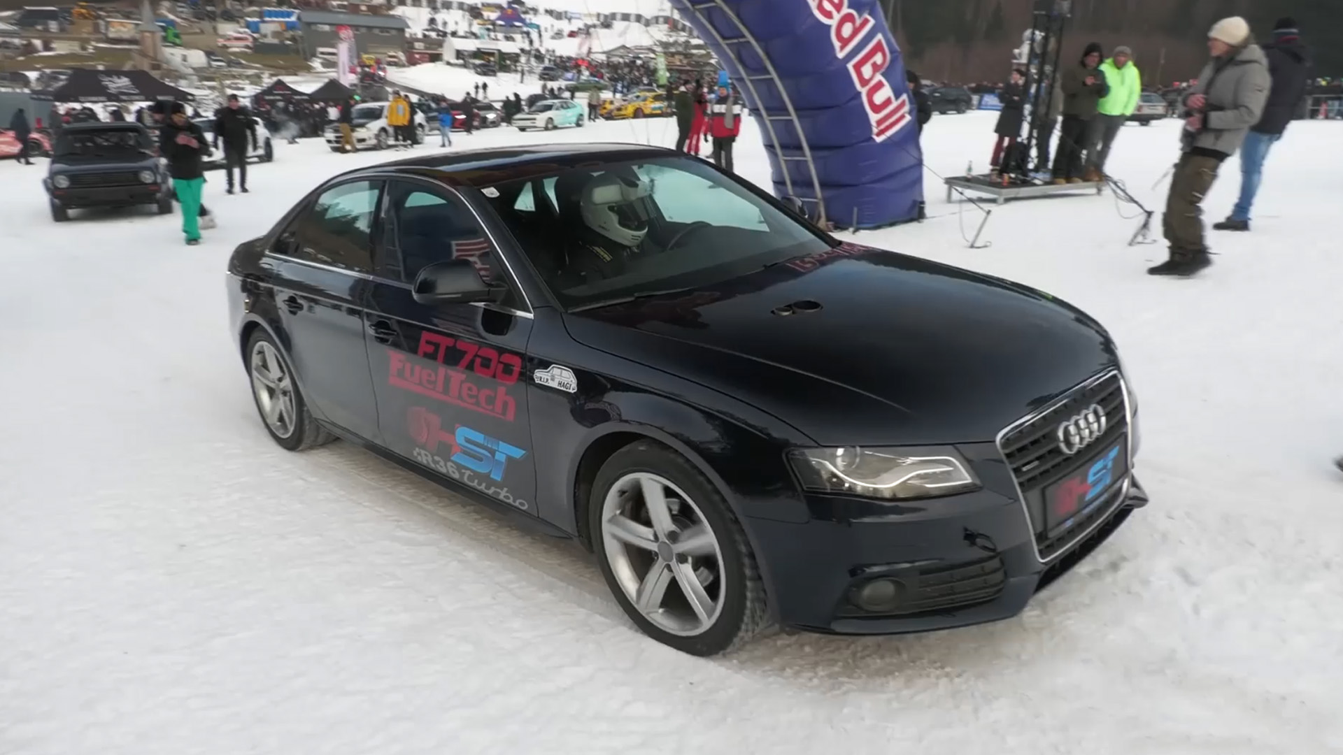 Audi A4 R36 turbo debuteert bij Ice King Battle