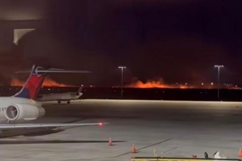 Terrifying moment Delta engine explodes after takeoff, igniting fire by ...