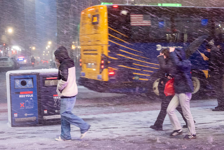 Flights canceled as winter snow storm batters the Northeast. Airline ...