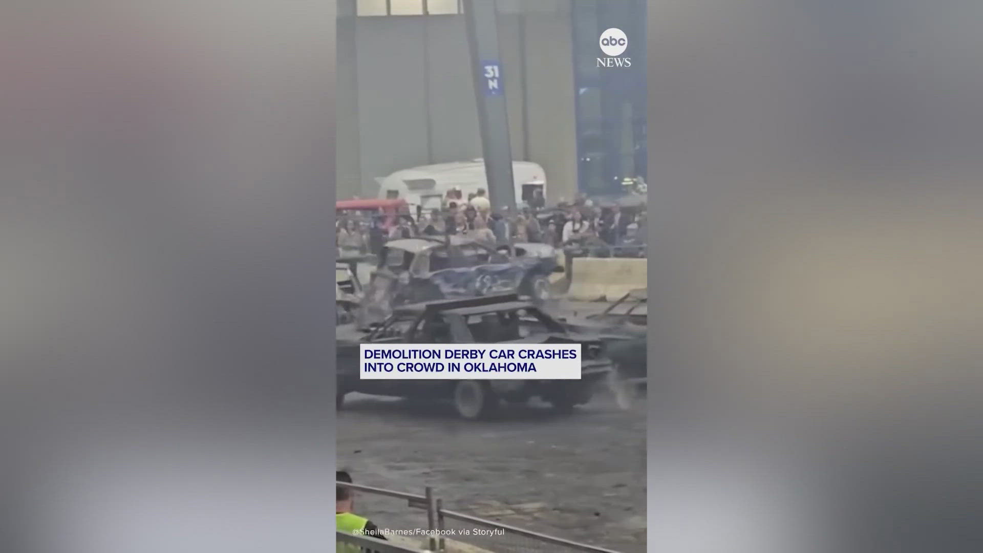 Major scare at a demolition derby in Tulsa, Oklahoma this weekend