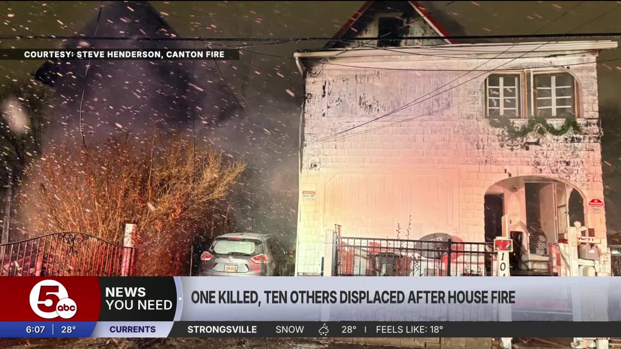 1 dead, 10 others displaced after house fire