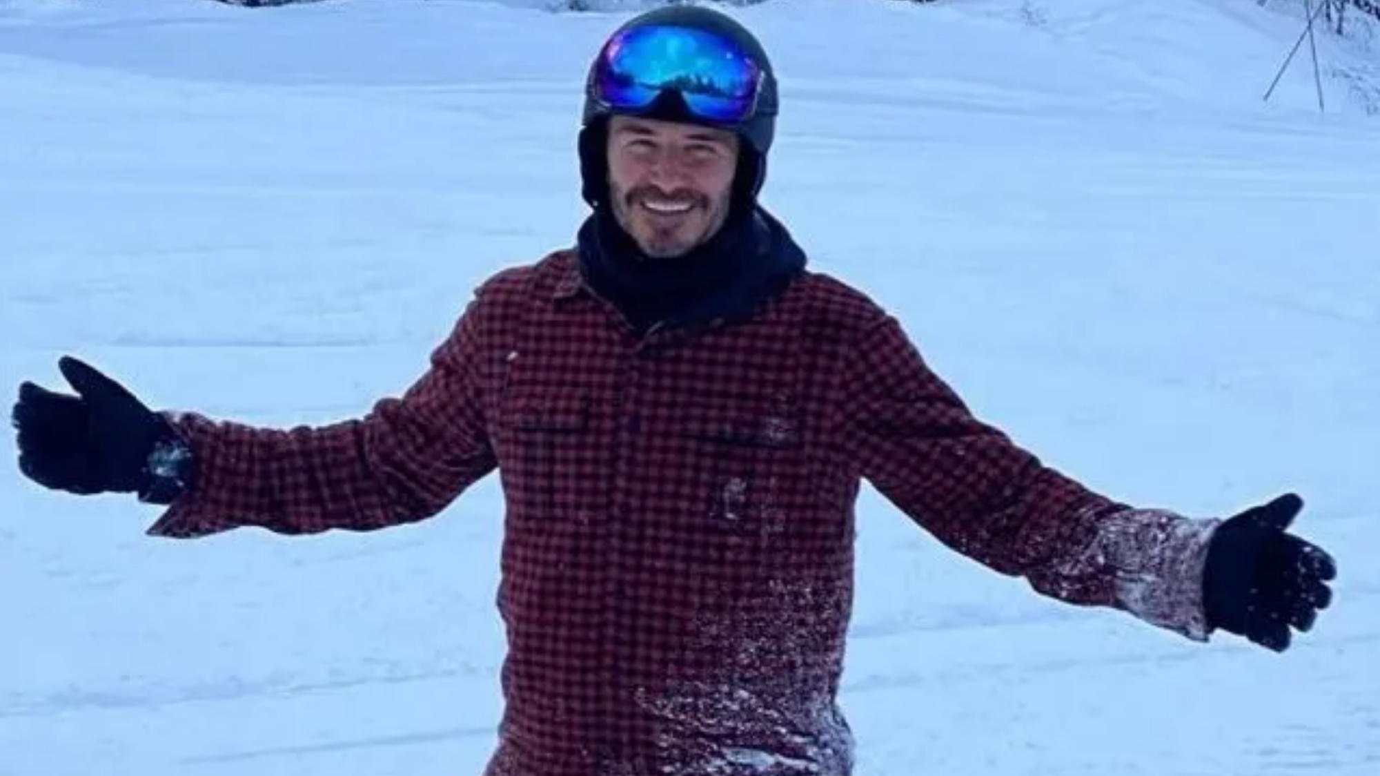David Beckham hailed as 'true gentleman' after rushing to help skier ...
