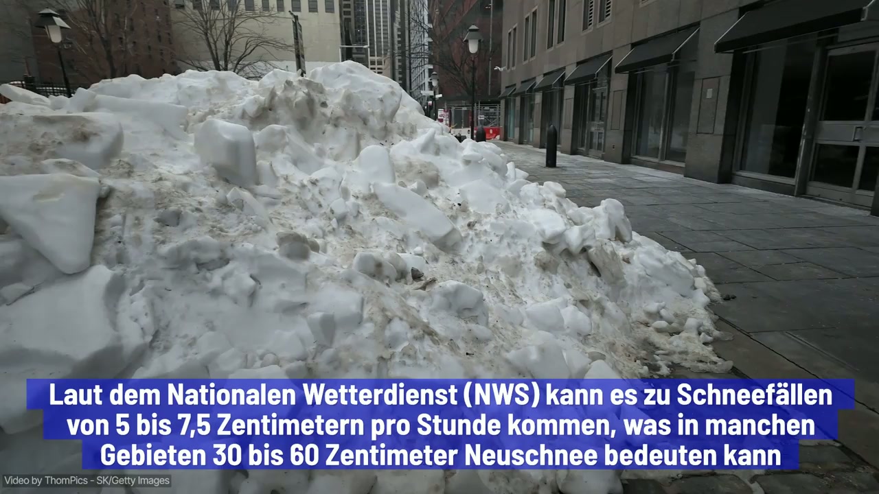 Schwerer Sturm im US-Nordosten fordert Todesopfer und Stromausfälle