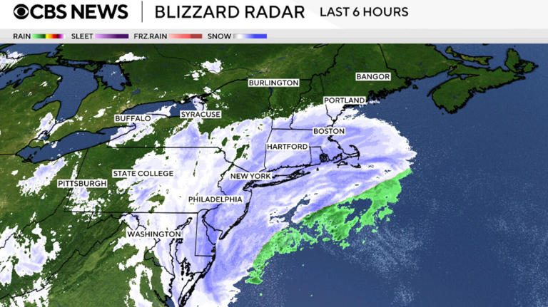 Maps show snow totals, blizzard warnings for major winter storm
