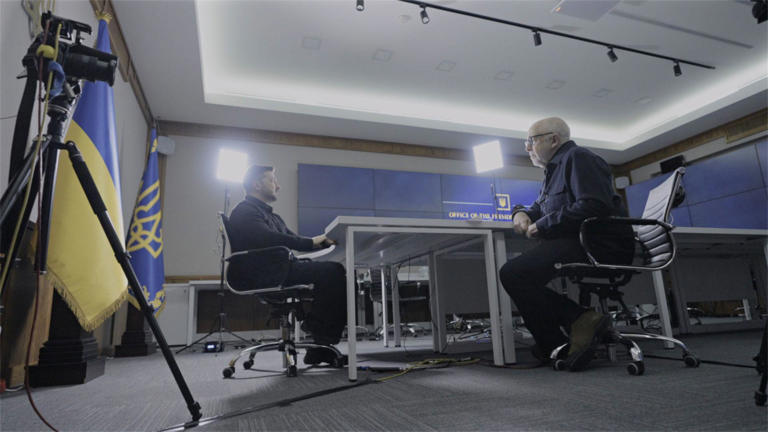 O complexo governamental em Kiev é fortemente protegido