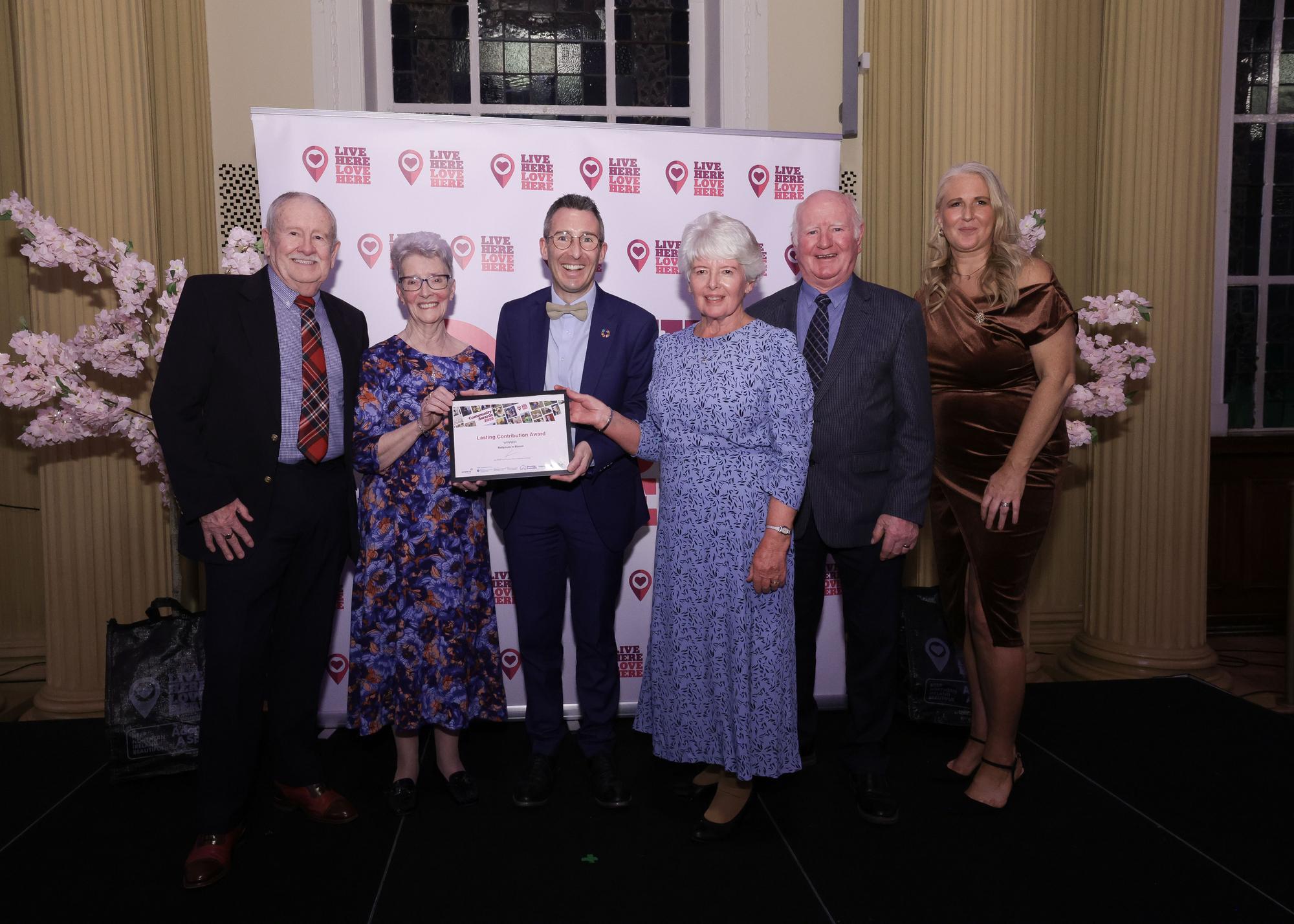 Ballynure in Bloom receives coveted Lasting Contribution Award