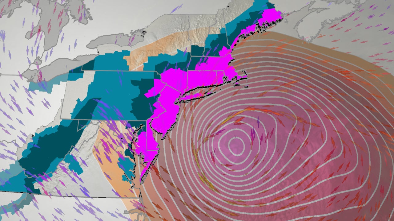 East Coast blizzard, bomb cyclone, nor'easter hammering New York, New ...
