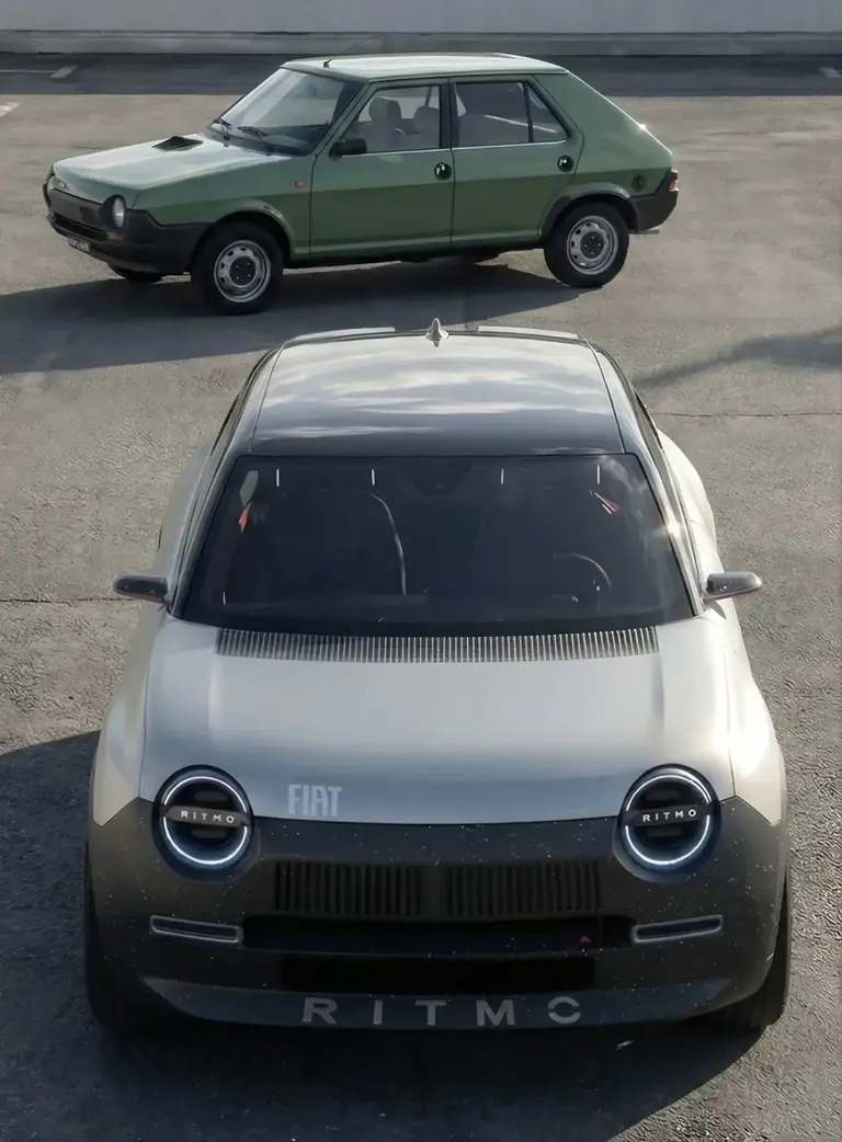 Ritorno al futuro per la FIAT Ritmo: il geniale (e muscoloso) render ...