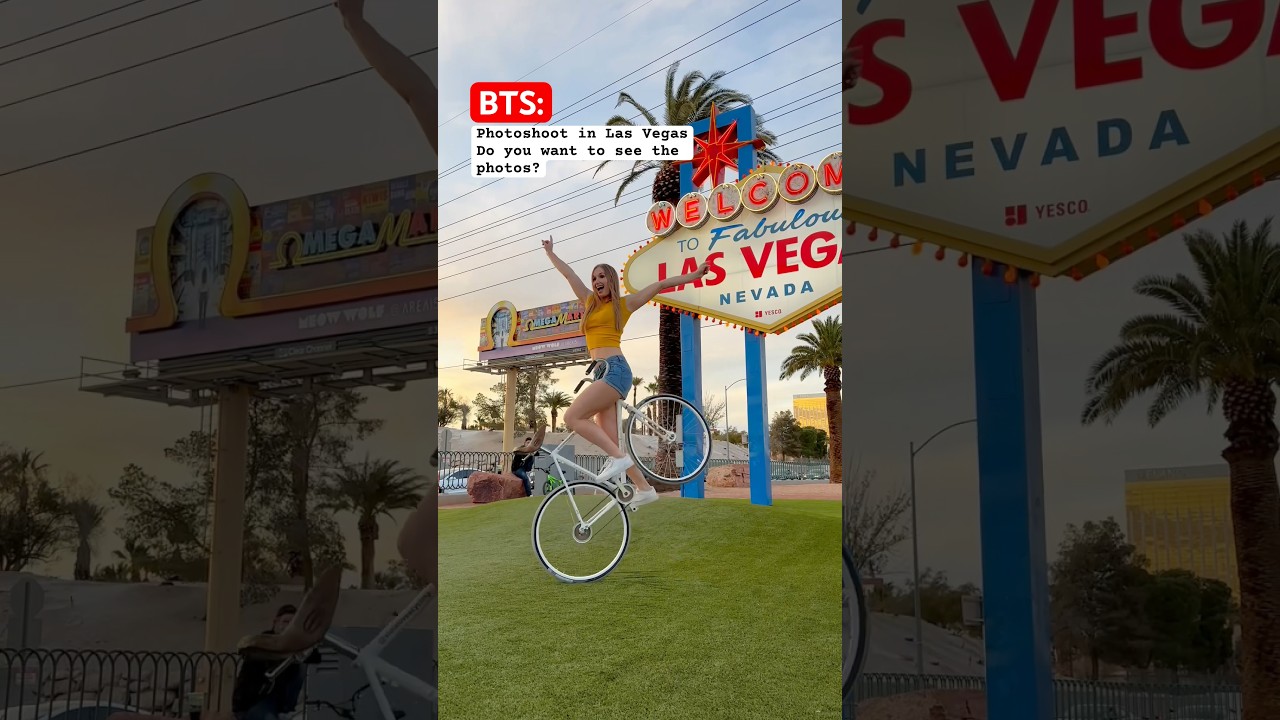 The Las Vegas sign has probably never seen this 😳