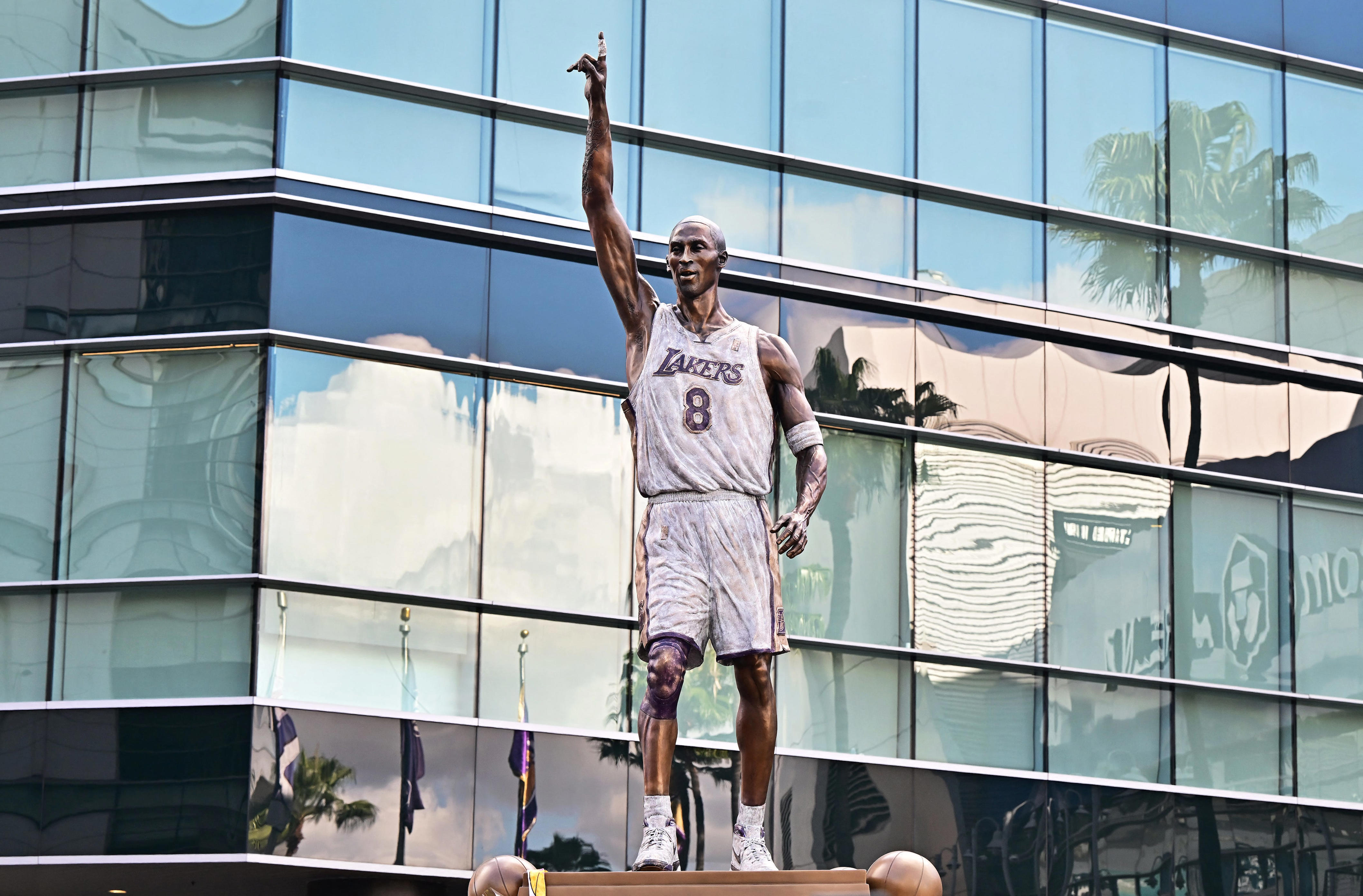 Statues of NBA players around the world: Dwyane Wade, Kobe Bryant, and more