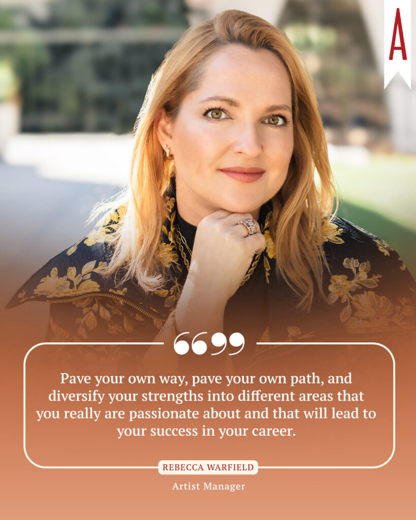 A peek inside her agenda: Rebecca Warfield