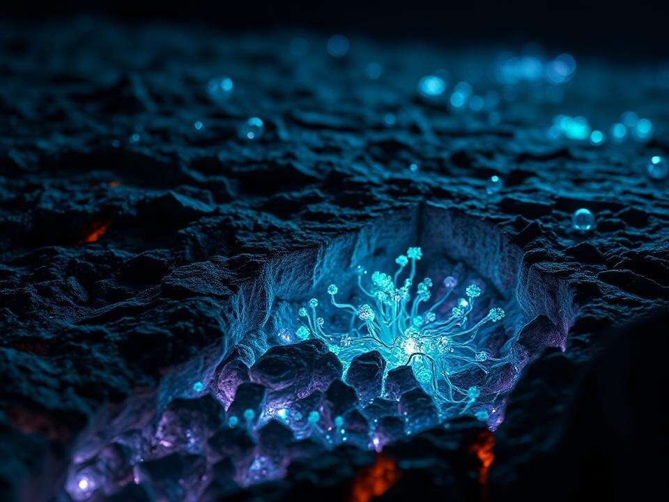 Inside Earth’s oldest rocks, microbes have been living in darkness