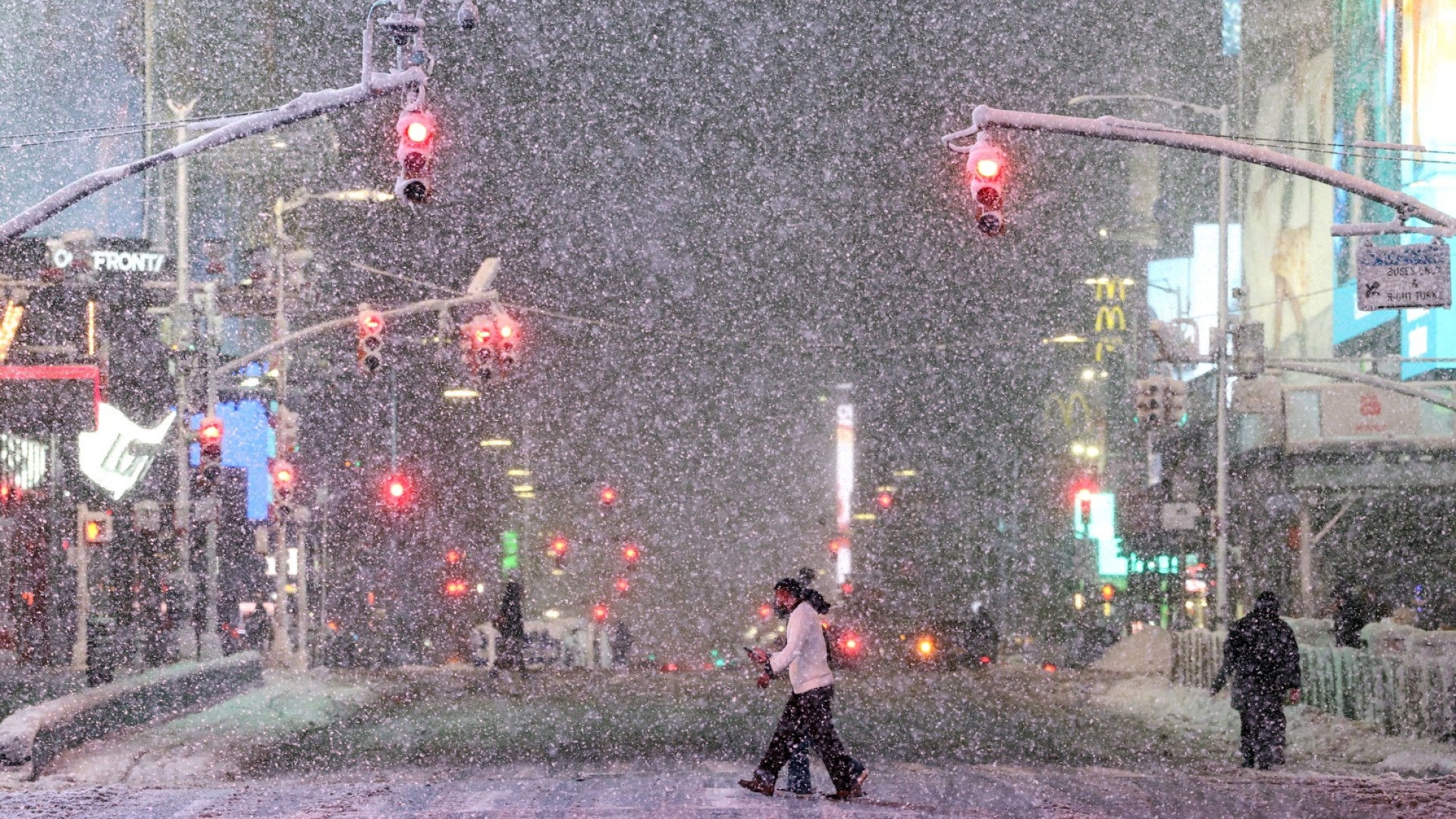 Powerful winter storm shuts schools, disrupts travel