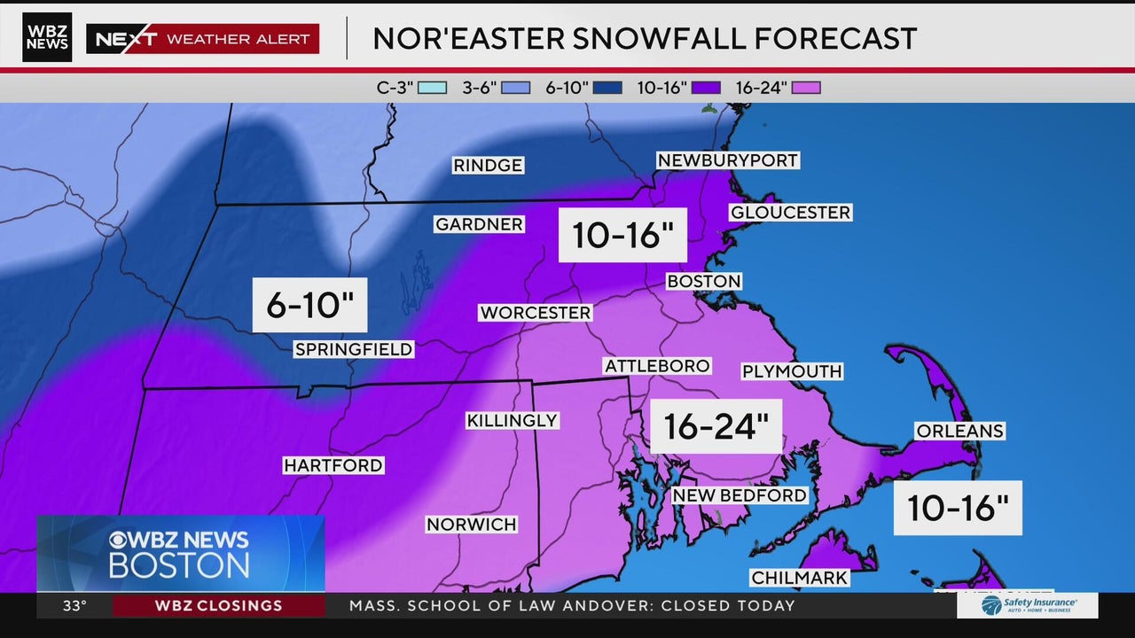 Latest Boston weather forecast calls for up to two feet of snow ...
