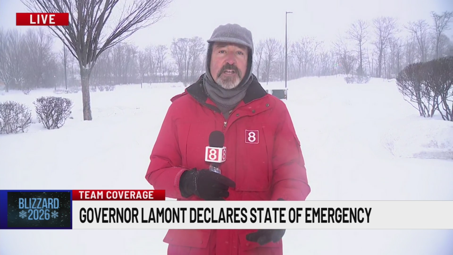 State of emergency declared in Connecticut for blizzard