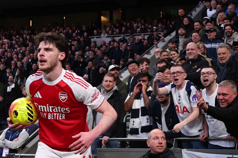 Tottenham fan attempts to mock Declan Rice with a picture of his ...