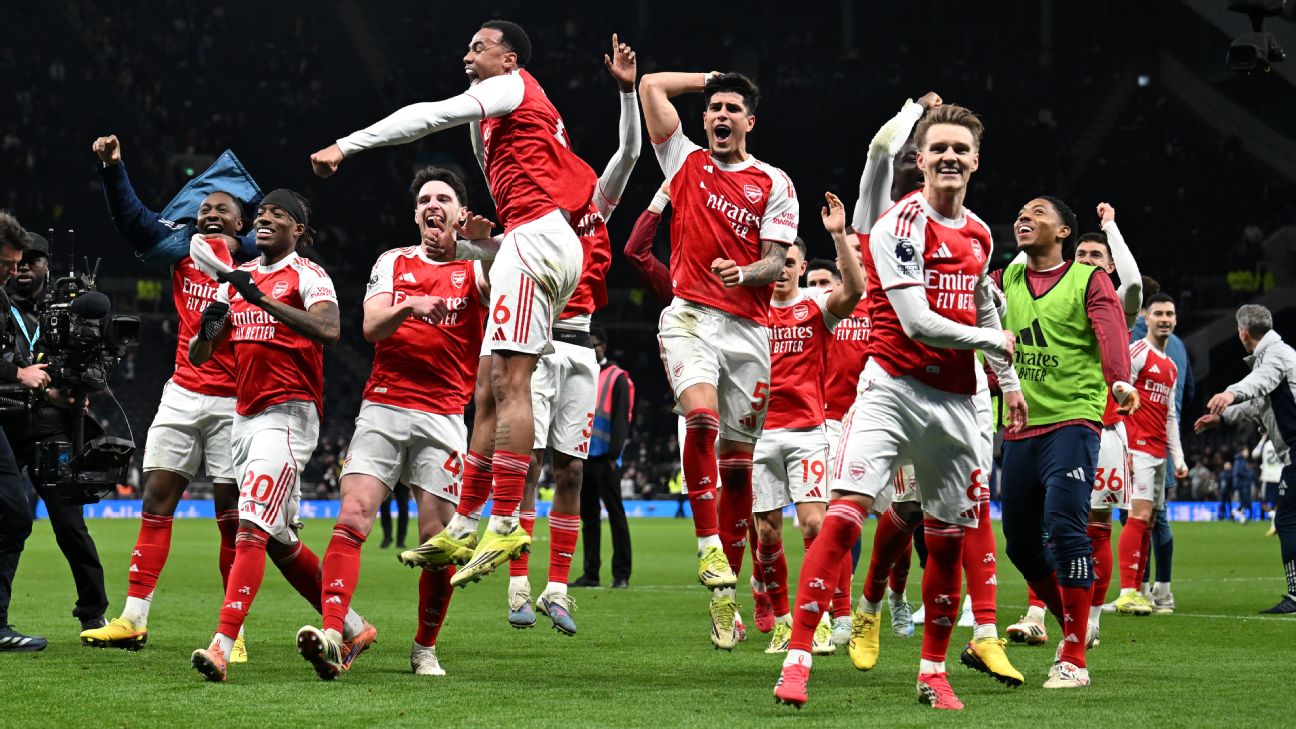 Arsenal's derby win a major step in title race with Man City