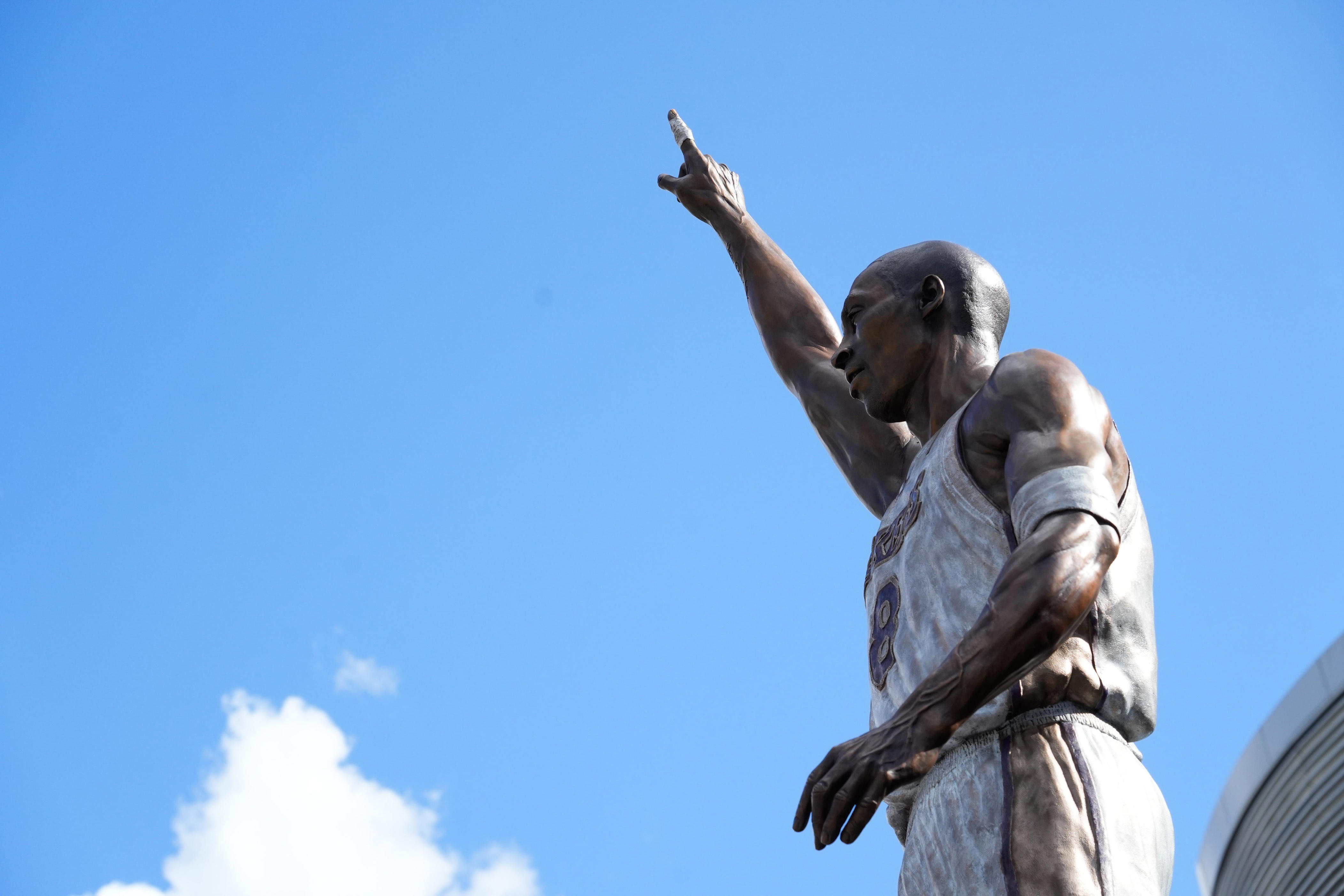 Statues of NBA players around the world: Dwyane Wade, Kobe Bryant, and more