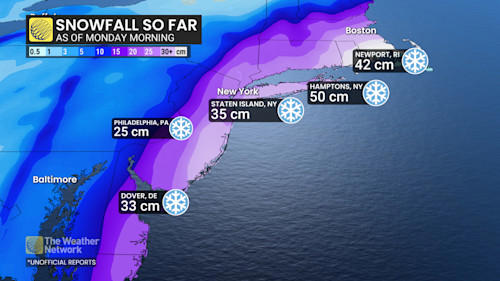 40 million caught in major winter storm hitting US East Coast