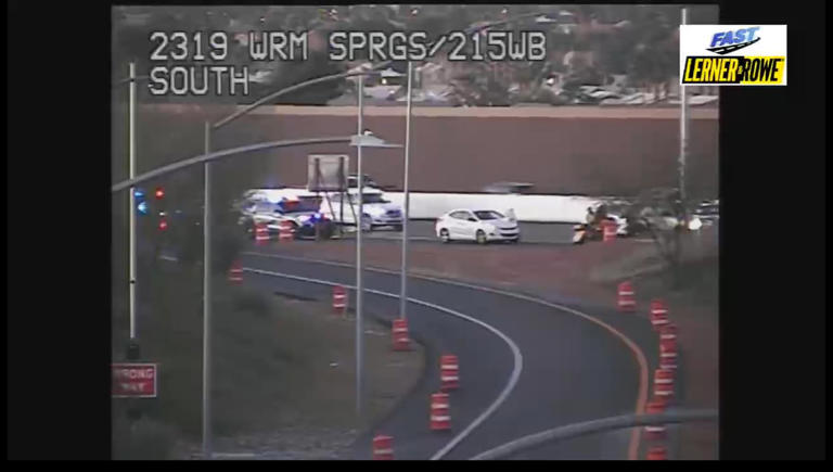 215 lanes reopen after crash backs up traffic in south Las Vegas valley