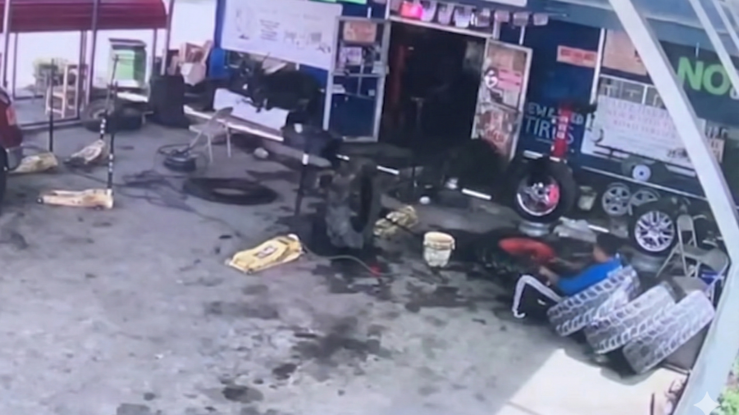 That small bubble on the sidewall… then the tire exploded like a bomb