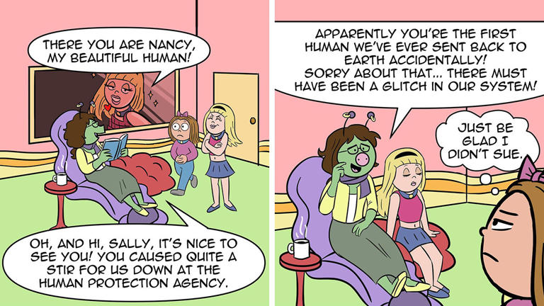 This comic series imagines humans as the family pet, and it’s weirdly ...