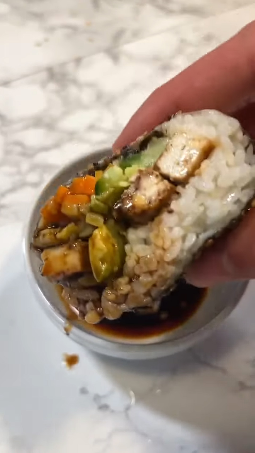 Simple rice paper sushi rolls recipe