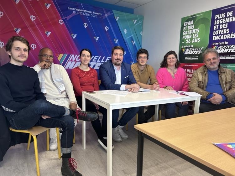 Municipales 2026 à Nantes : William Aucant dévoile la liste LFI « La ...